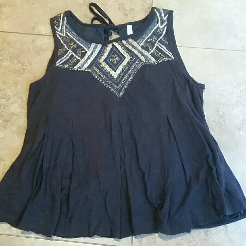 Free People backless shirt NWOT